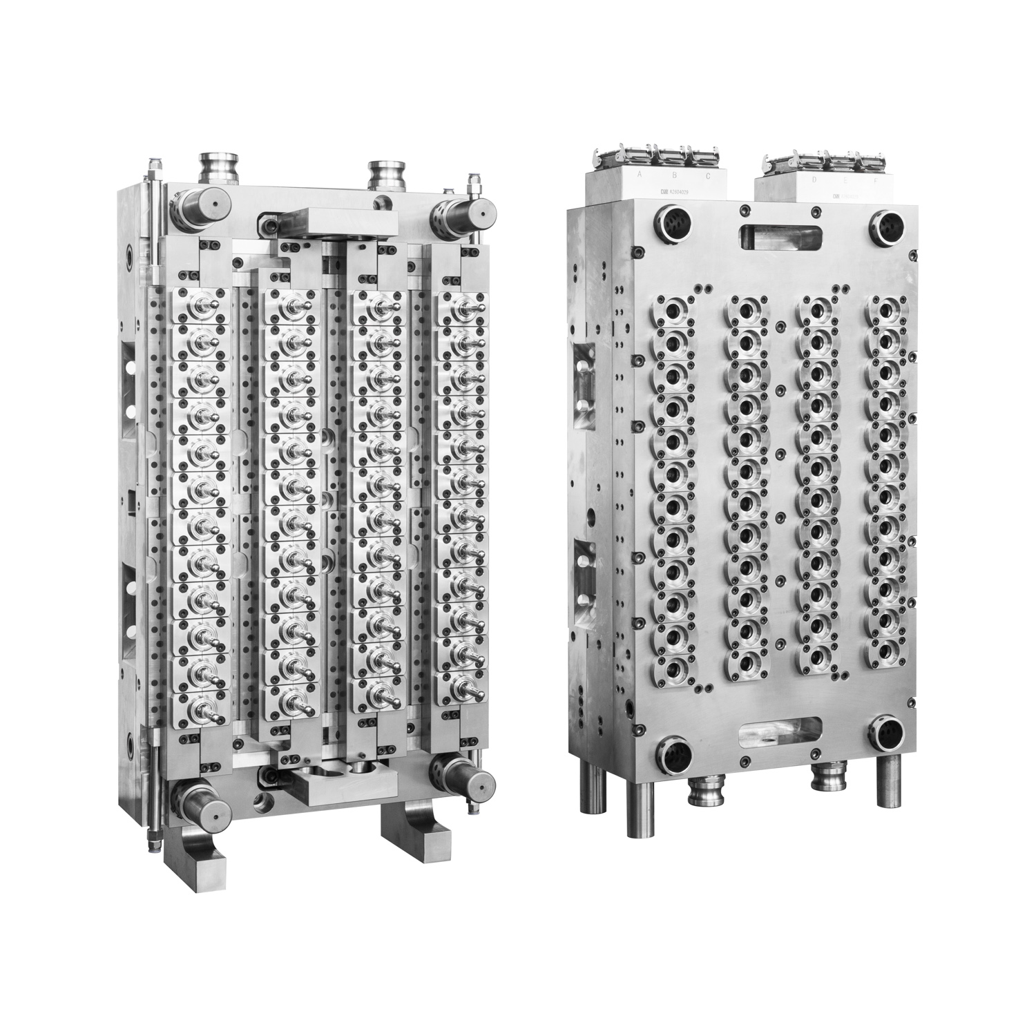 48 cavity PET preform mold valve gate ຜະລິດໃນປະເທດຈີນ